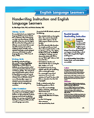 handwriting article page