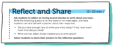 Reflect and Share