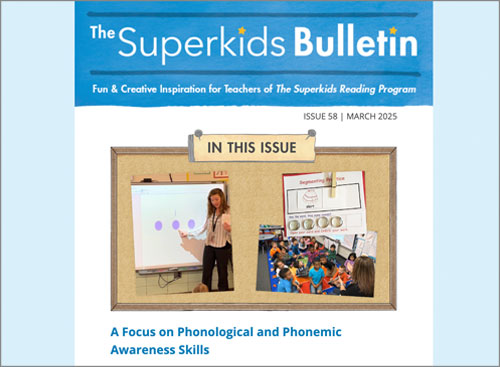 The Superkids Bulletin Email Newsletter