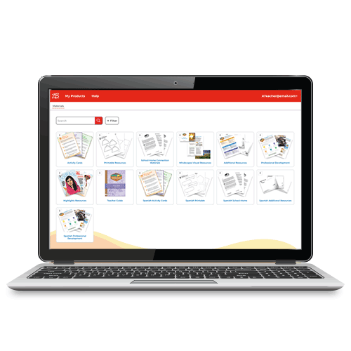 Laptop with picture of portal on it