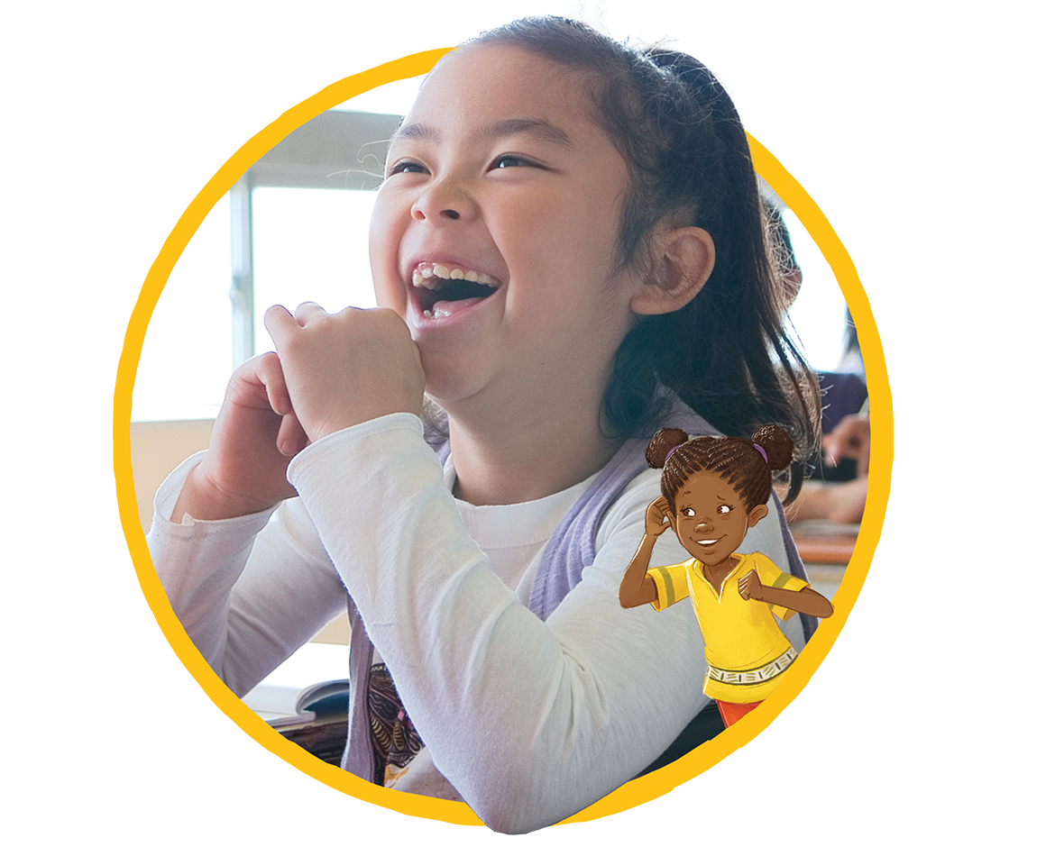 Picture of student laughing