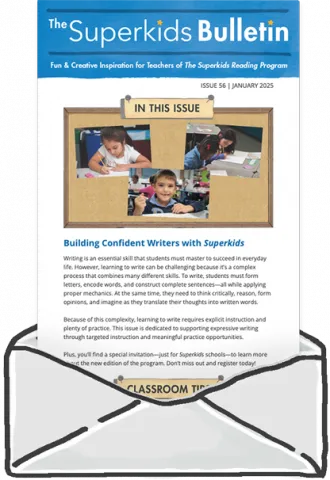 The Superkids Reading Program archive email image