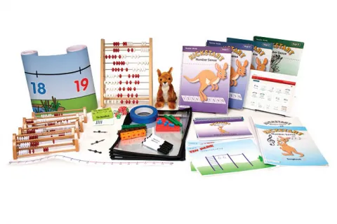 Contents of Kickstart Number Sense Full Intervention Kit